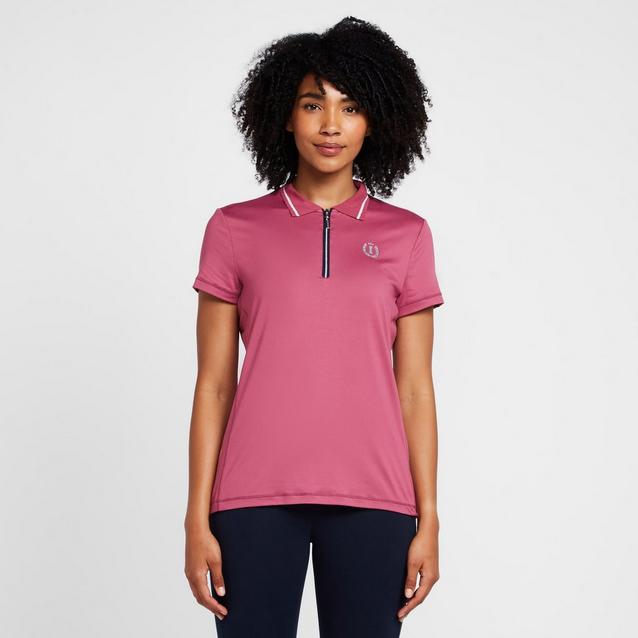 Pink Imperial Riding Womens Ruby Polo Shirt Violet Rose image 1
