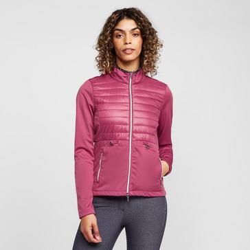 Pink Imperial Riding Womens Kiss and Tell Hybrid Jacket Violet Rose