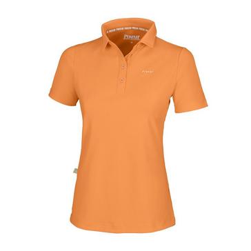 Orange Pikeur Womens Dasha Short Sleeved Polo Shirt Mandarin Orange