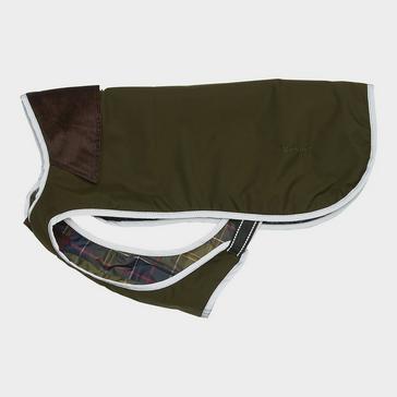 Green Barbour Monmouth Waterproof Dog Coat Olive