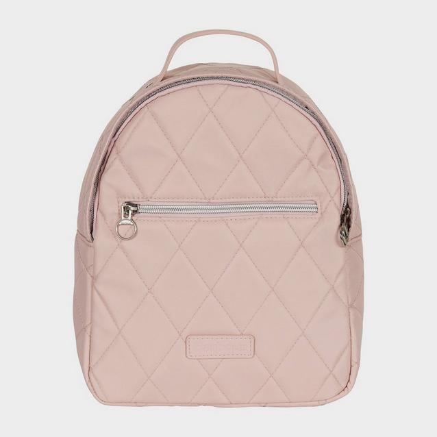 Pink Barbour Witford Quilted Backpack Dewberry image 1