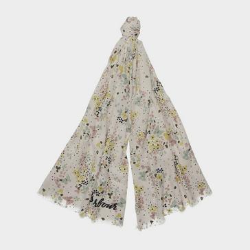 White Barbour Butterfly Print Wrap Cloud