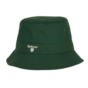 Green Barbour Cascade Bucket Hat Racing Green