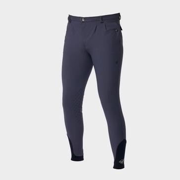 Blue LeMieux Mens Elite Classic Pleated Breeches Flint