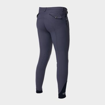 Blue LeMieux Mens Elite Classic Pleated Breeches Flint