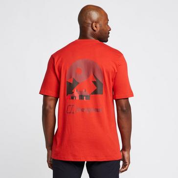 Red Berghaus Men’s Etive Mountain T-Shirt