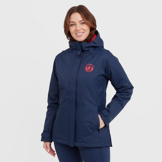 Royal blue rain outlet jacket womens