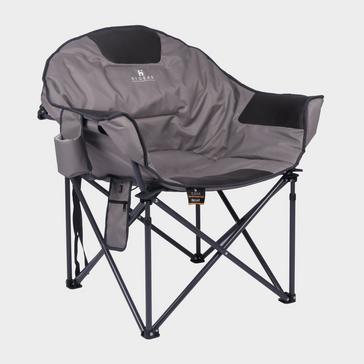 Grey HI-GEAR Dallas Heated Moon Chair