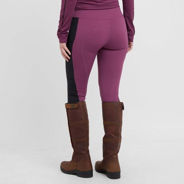 Horse Riding Leggings Full Seat- Wine