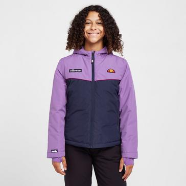 Purple Ellesse Kids’ Sairose Ski Jacket