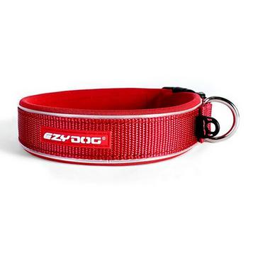 Red Ezy-Dog Classic Neo Dog Collar Red Small