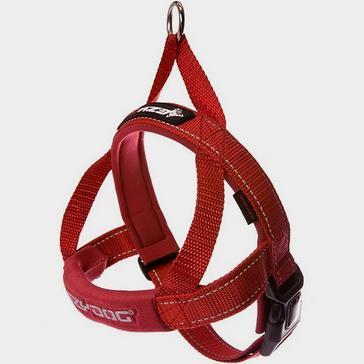 Red EzyDog Quick Fit Dog Harness Red Extra Large
