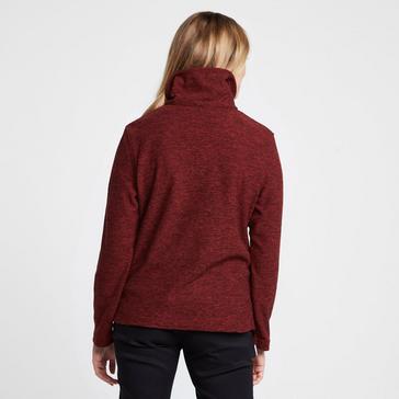 Red Regatta Womens Kizmit Half-Zip Fleece Red