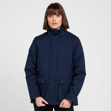 Blue Regatta Womens Leighton Waterproof Jacket Navy