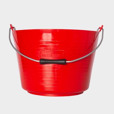 Red Red Gorilla Flexible Bucket With Handle Red