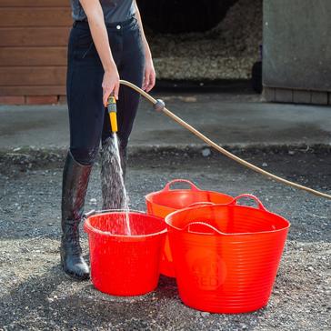 Red Red Gorilla Flexible Bucket With Handle Red