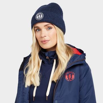 Navy Royal Scot Knitted Beanie Navy