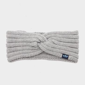 Grey Royal Scot Adults Knotted Headband Grey Marl