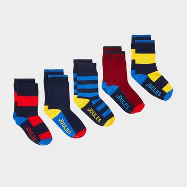  Joules Kids Brill Bamboo Socks Rugby Stripes
