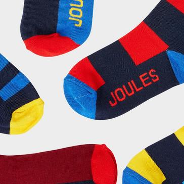 Multi Joules Kids Brill Bamboo Socks Rugby Stripes