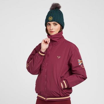 Red Aubrion Womens Team Jacket Mulberry