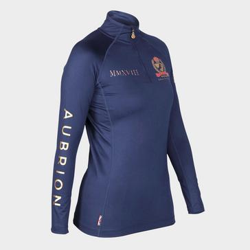  Aubrion Women's Team Long Sleeved Base Layer Navy
