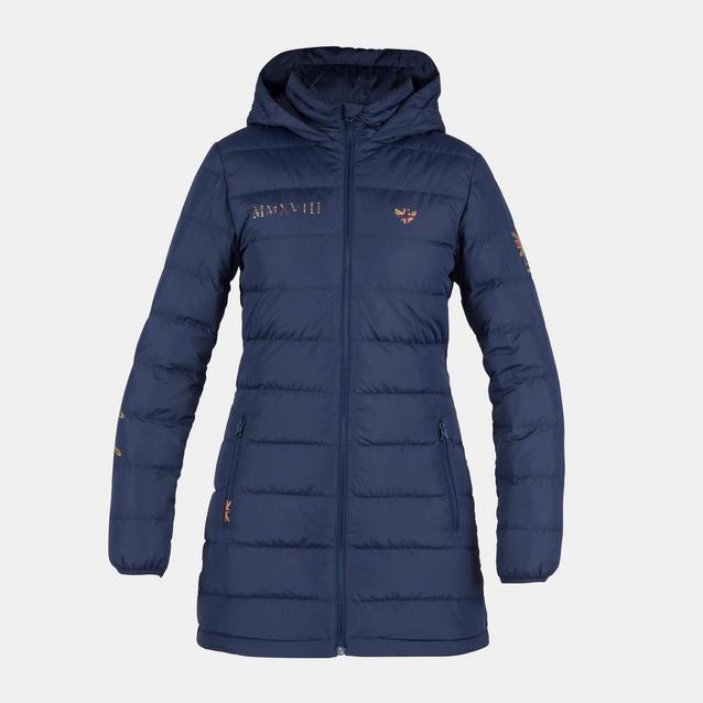  Aubrion Womens Team Padded Coat Navy image 1