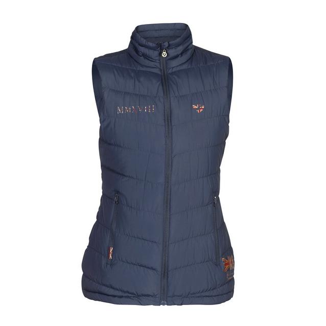  Aubrion Womens Team Padded Gilet Navy image 1