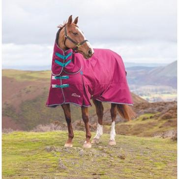 Red Shires Highlander Original 300 Heavy Weight Combo Neck Red/Turquoise