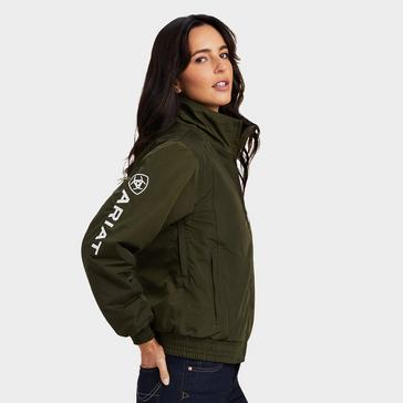 Green Ariat Womens Stable Insulated Jacket Forest Mist
