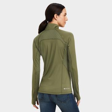  Ariat Womens Lowell 2.0 1/4 Zip Base Layer Four Leaf Clover
