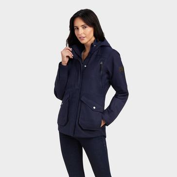 Blue Ariat Womens Sterling Waterproof Insulated Parka Navy Heather