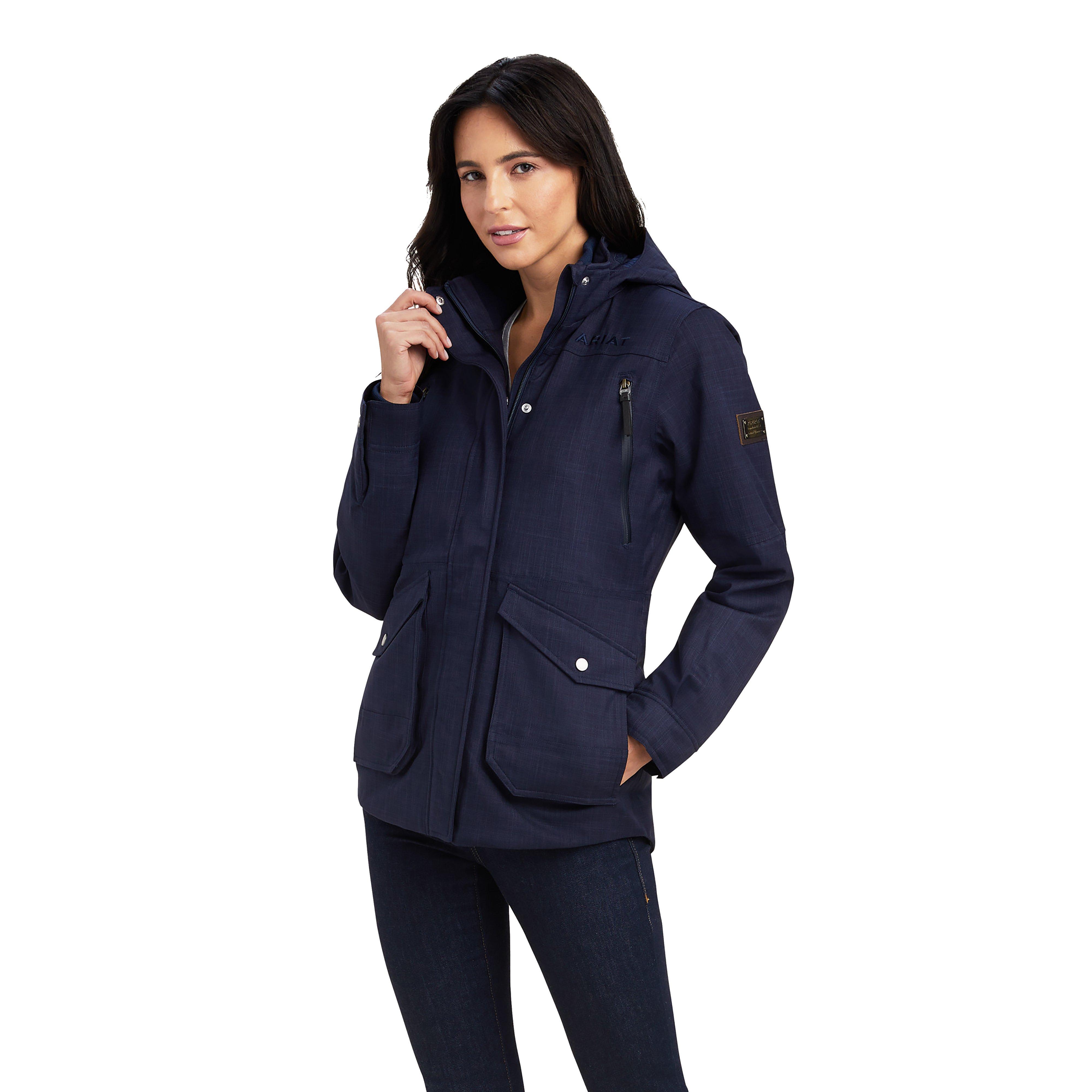 Womens Sterling Waterproof Insulated Parka Navy Heather