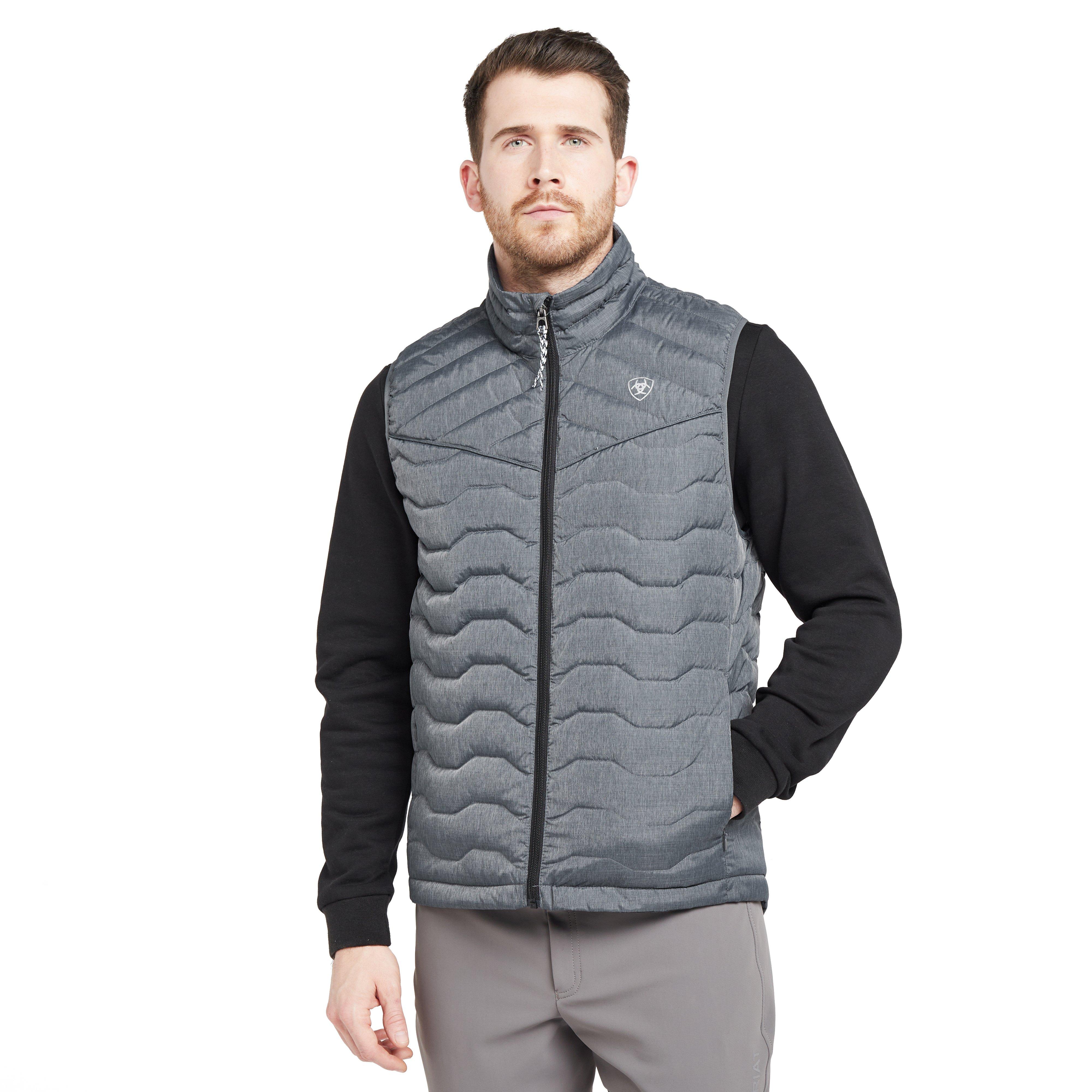 Mens Ideal Down Gilet Charcoal Heather