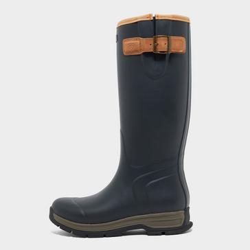 Womens Burford Insulated Wellington Boots Navy