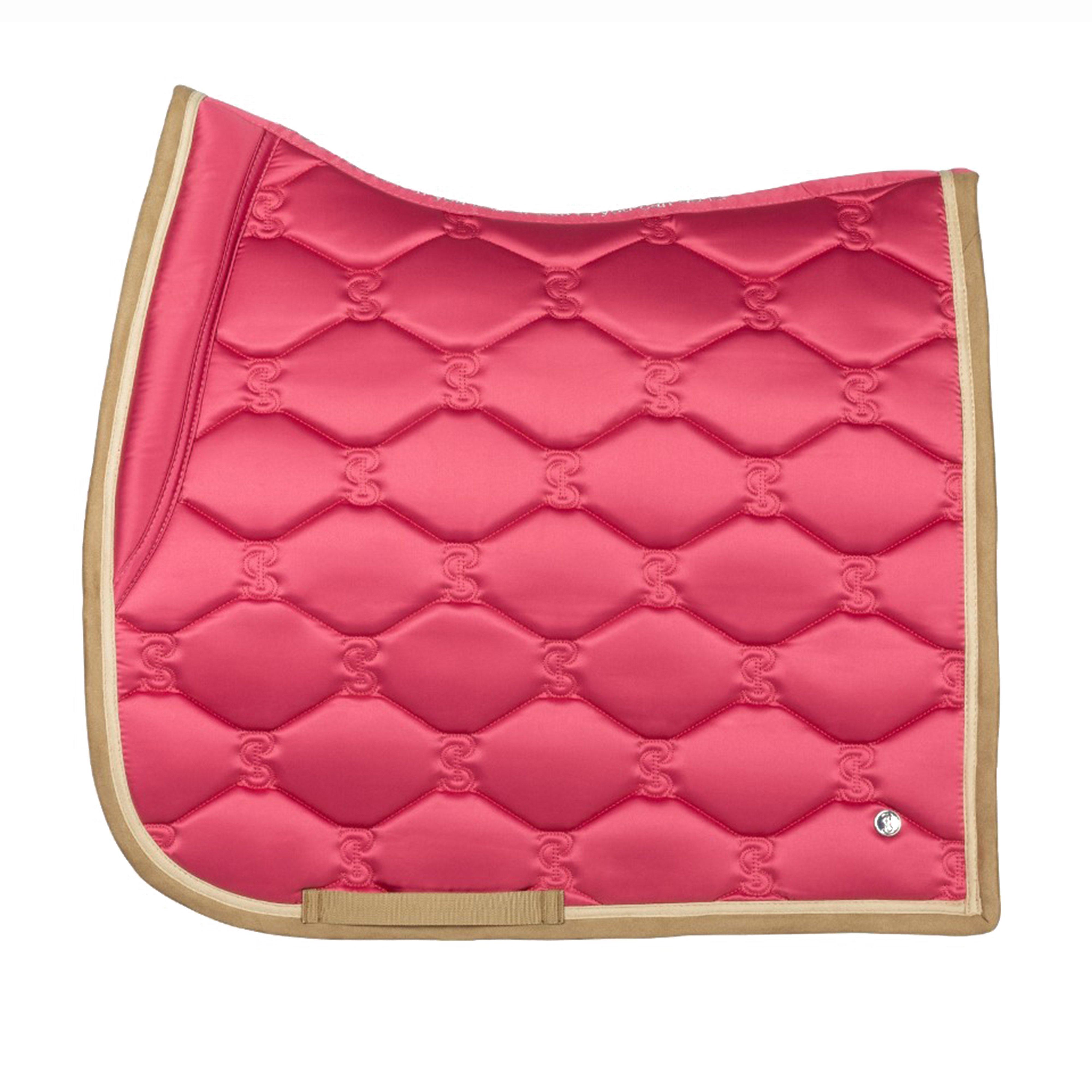 Essential Dressage Saddle Pad Berry Pink