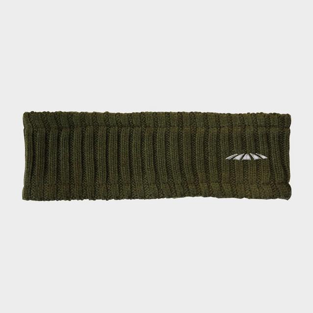 Green WeatherBeeta Womens Knit Headband Olive image 1