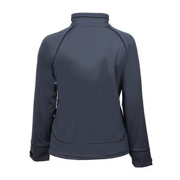 Black Dublin Womens Rylie Piping Trim Soft Zip Jacket Asphalt/Black