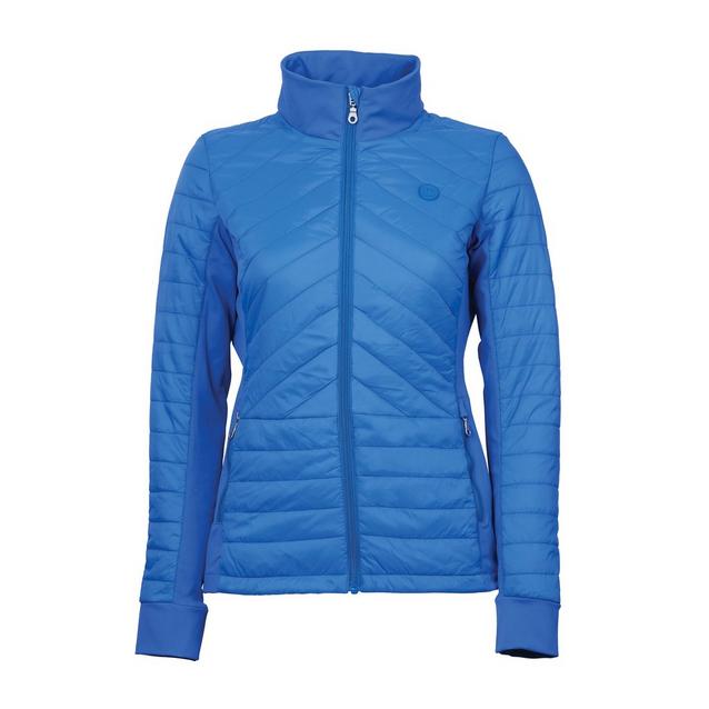  Dublin Womens Lia Hybrid Quilted Jacket Cobalt image 1