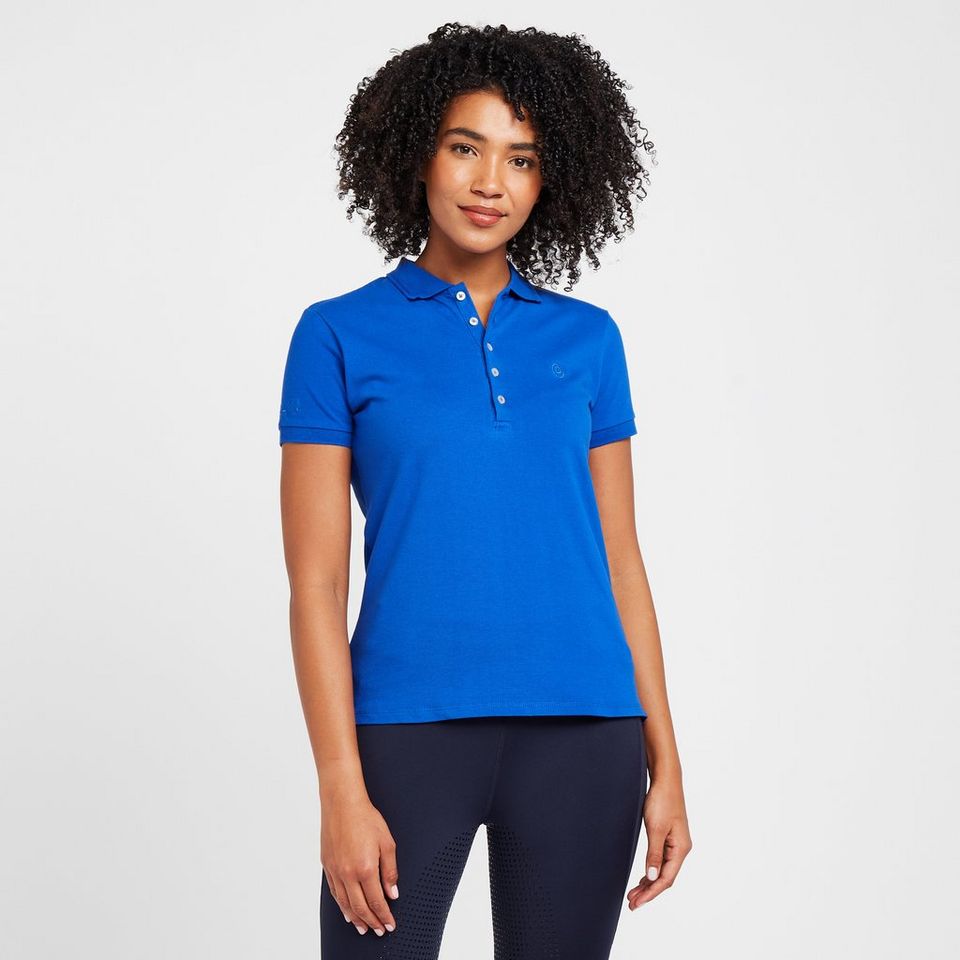 Dublin Womens Lily Cap Sleeve Polo Blue