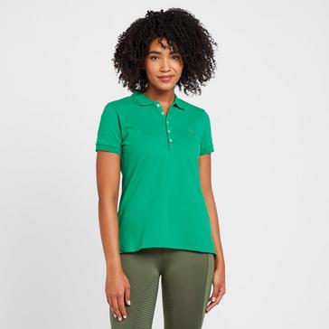 Green Dublin Womens Lily Cap Sleeve Polo Green