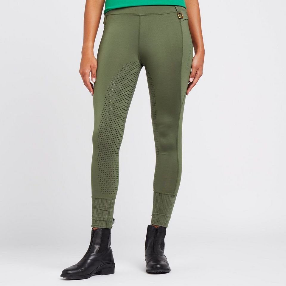 Dublin Womens Cool It Everyday Riding Tights Green