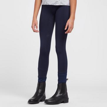 Blue Dublin Kids Cool-It Everyday Riding Tights Navy