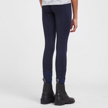 Blue Dublin Kids Cool-It Everyday Riding Tights Navy