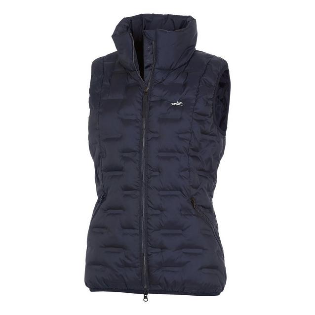  Schockemohle Womens Rose Quilted Gilet Blue Night image 1