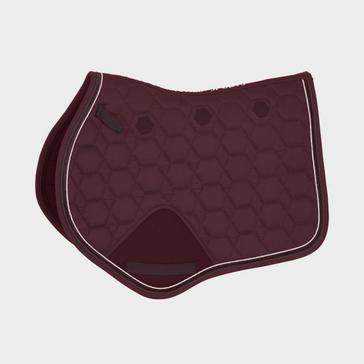 Red Schockemohle Power Show Jumping Saddle Pad Wine