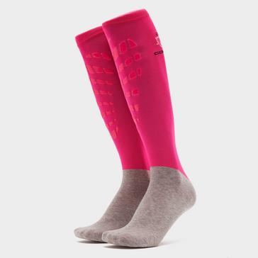 Pink Comodo Adults Silicone Grip Socks Rosa