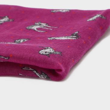 Pink Platinum Womens Blaze Viscose Scarf Pink Animals