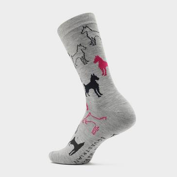  DARE TO WEAR Womens Crew Socks 5 Pack Dogs