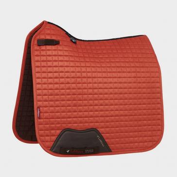 Orange LeMieux Suede Dressage Saddle Pad Sienna